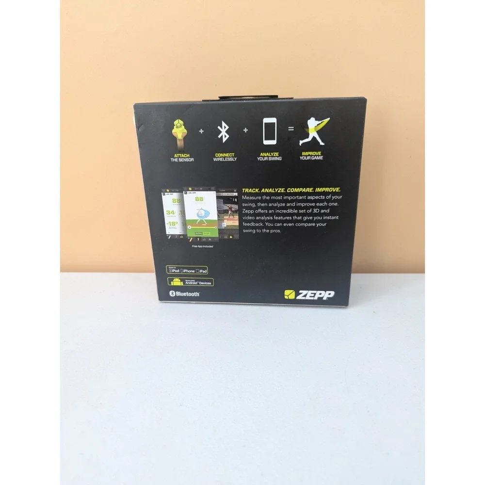 Zepp 3D Swing Motion Analyzer for Baseball and Softball + 5 Pack Bat Mount NEW